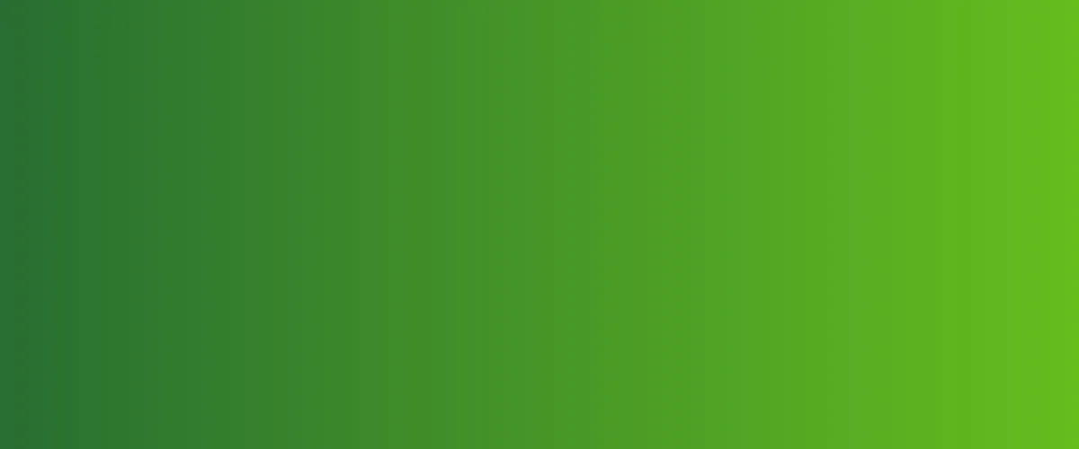 A green gradient banner